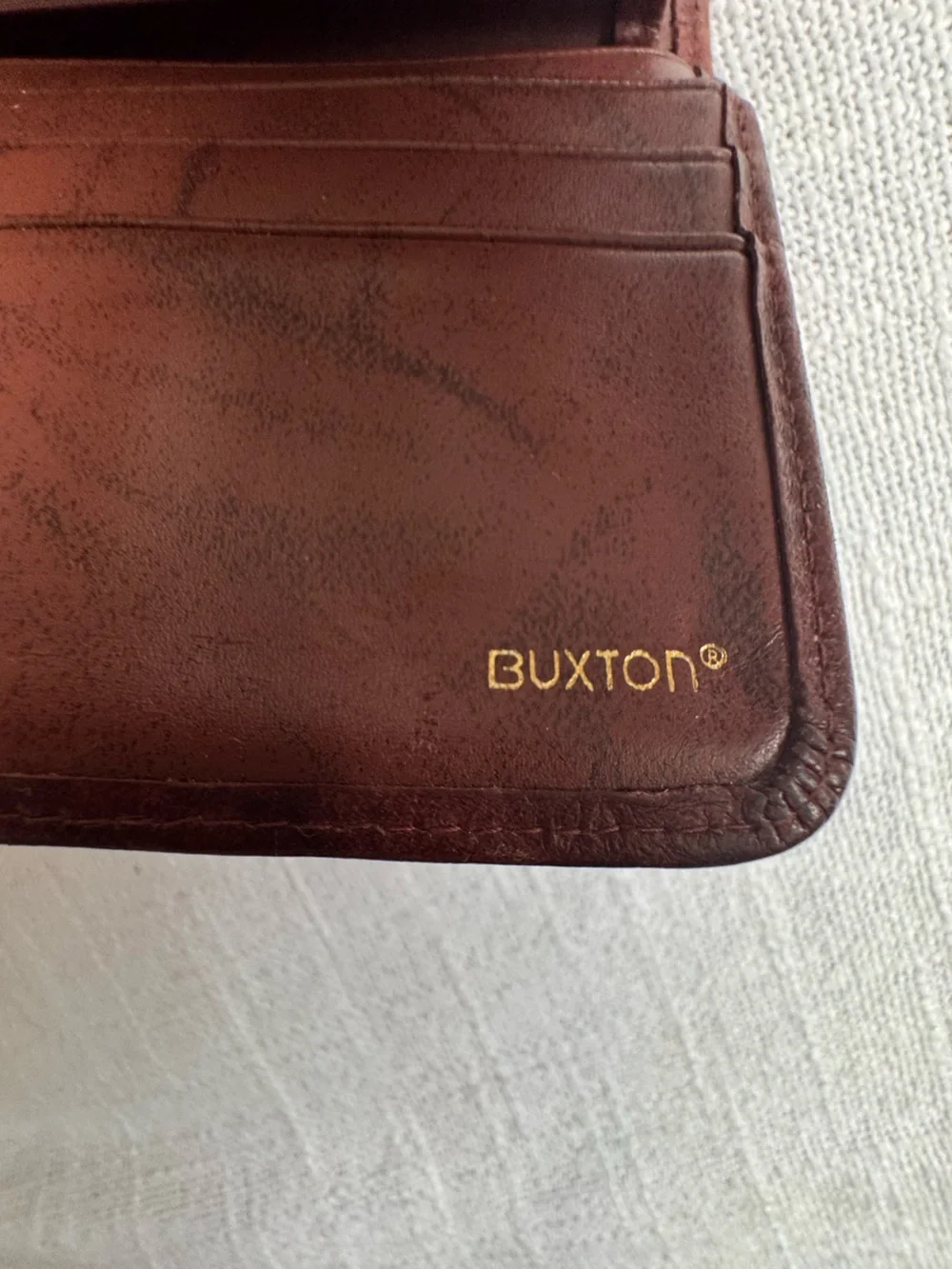 Buxton Brown Leather Bifold Wallet Brown Classic